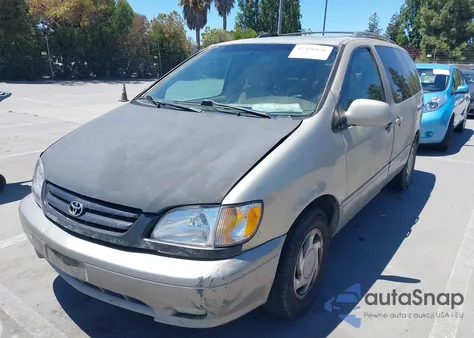 2001 Toyota Sienna Le/Xle из США, поврежденный, VIN 4T3ZF13C11U365141